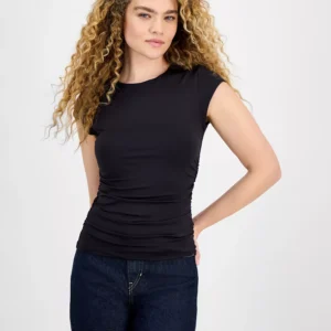 Women's Second Skin Crewneck Ruched T-Shirt