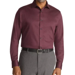 Calvin Klein Men's Steel Plus Regular Fit Dress Shirt