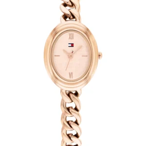 Women's Quartz Rose Gold Tone Stainless Steel Chain Bracelet Watch, 21.5mm