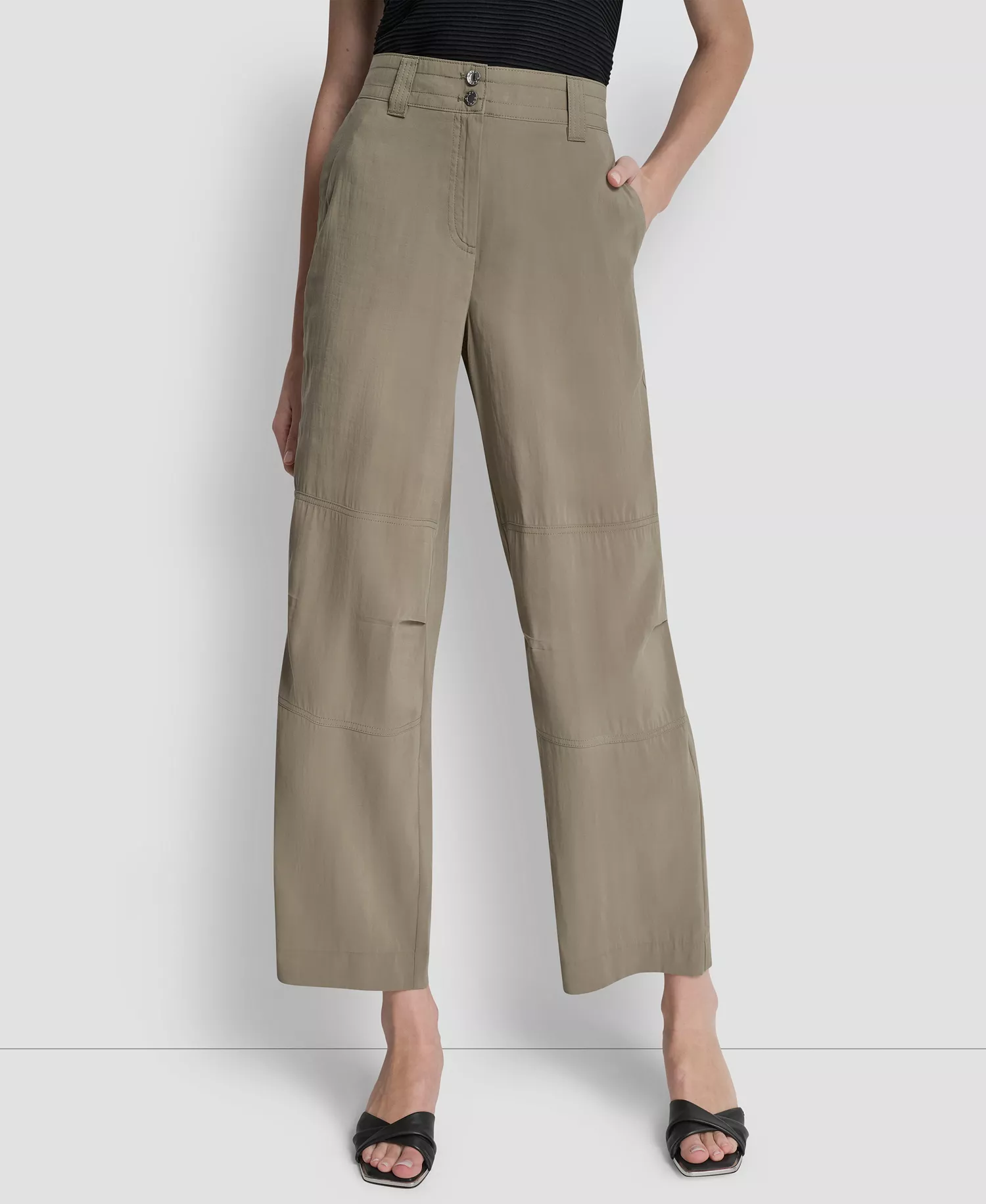 mni-ed5467e624f0c1682d8d948f33f72cda Women's Sueded Fuji Two-Button Cargo Pants