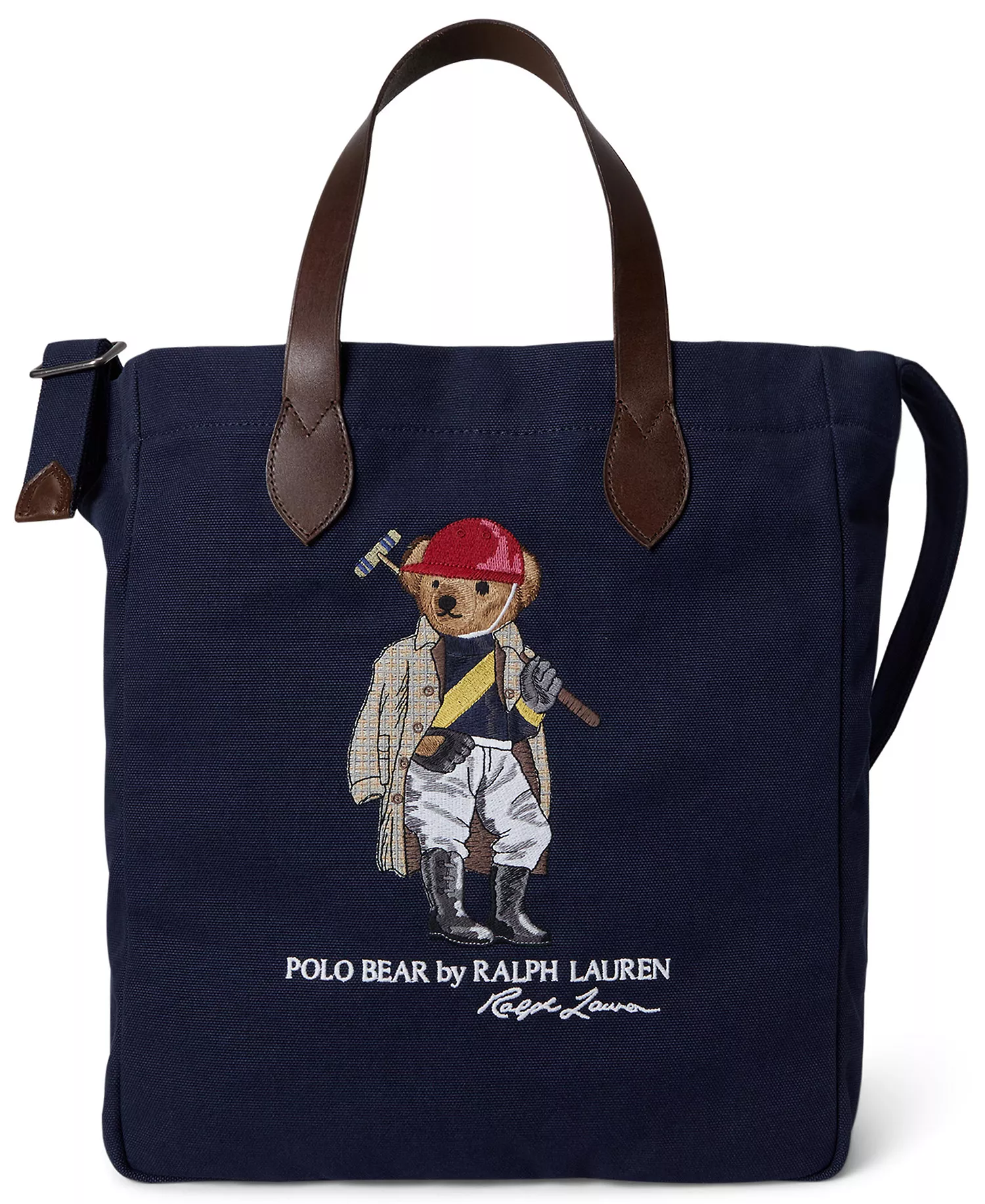 mni-ed68b2c4da5504f27b3224192cf4e5f7 Men's Bear Canvas Shopper Tote Bag