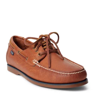 Bienne Tumbled Leather Boat Shoes