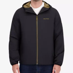 Men's Hooded Transitional Zip Front Jacket
