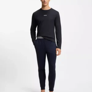Men's Long-Sleeve Top and Pants Pajama Set