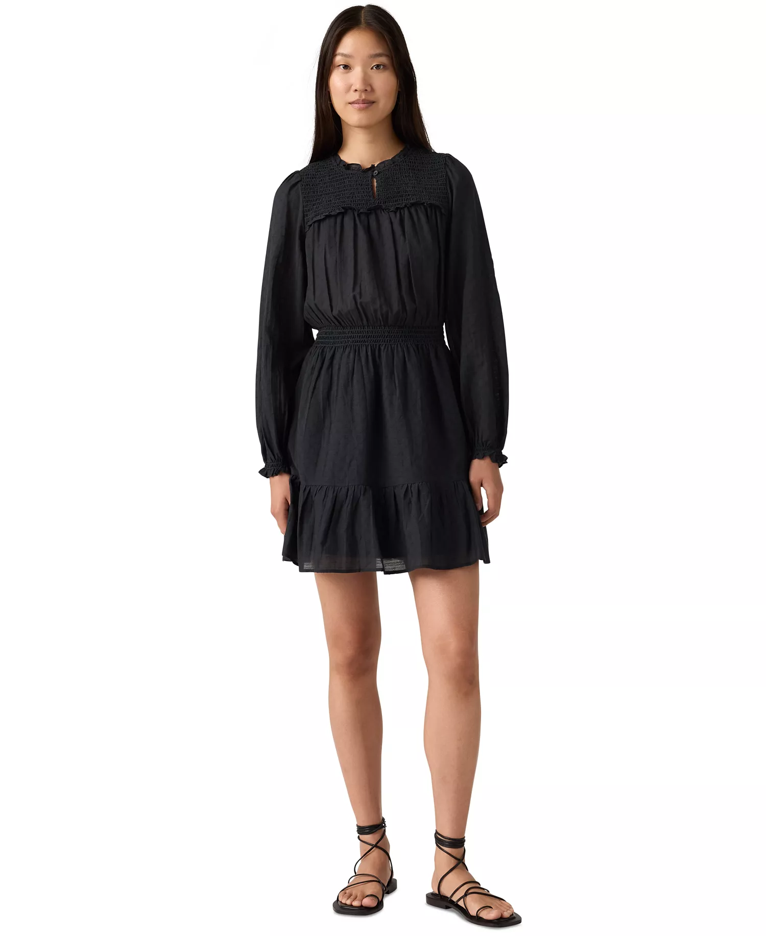 mni-eef7a39a4157b7728f145800c5e56816 Women's Liora Long-Sleeve Midi Dress