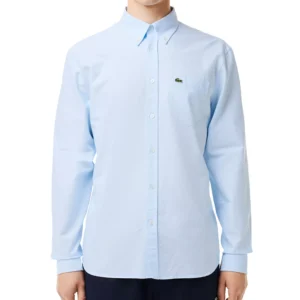 Men's Woven Long Sleeve Button-Down Oxford Shirt