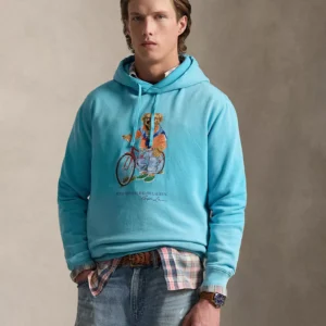 Men's Bears Print Hooded Sweatshirt