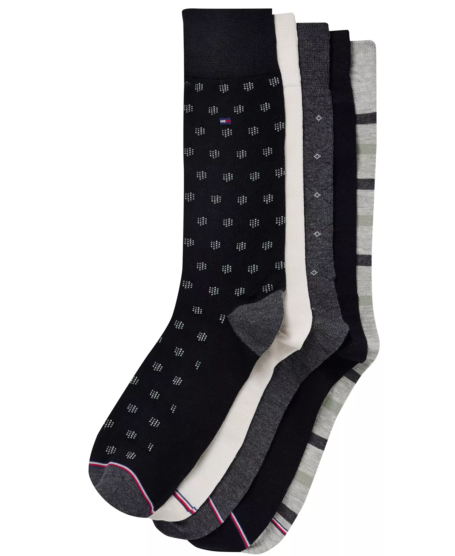 mni-f096af1c2945e8bdccc0f6ef1de685a6 Men's Dress Crew Socks, 5-Pack