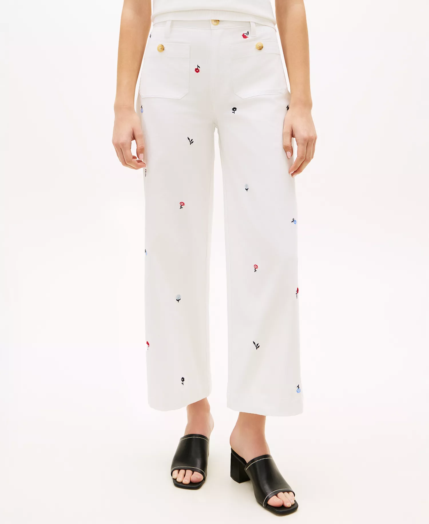 mni-f0adab5c045e768fdfec85039ec58231 Women's Patch Pocket Printed Chinos Pants