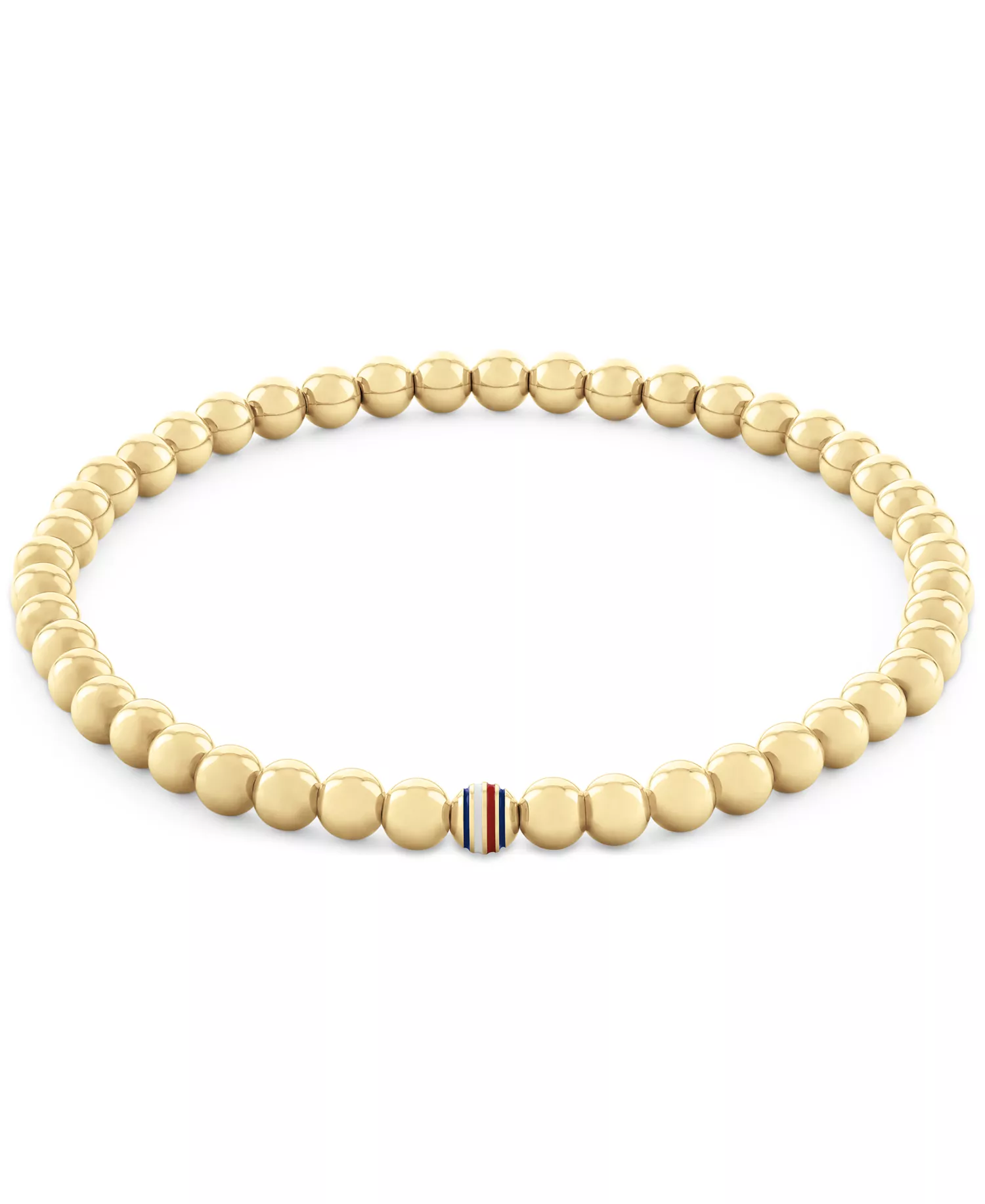 mni-f0afa6d4c8881b0507c6675a4c03936a Beaded Stainless Steel Stretch Bracelet — изображение 3