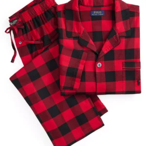 Men's 2-Piece Buffalo Check Sleepwear Set