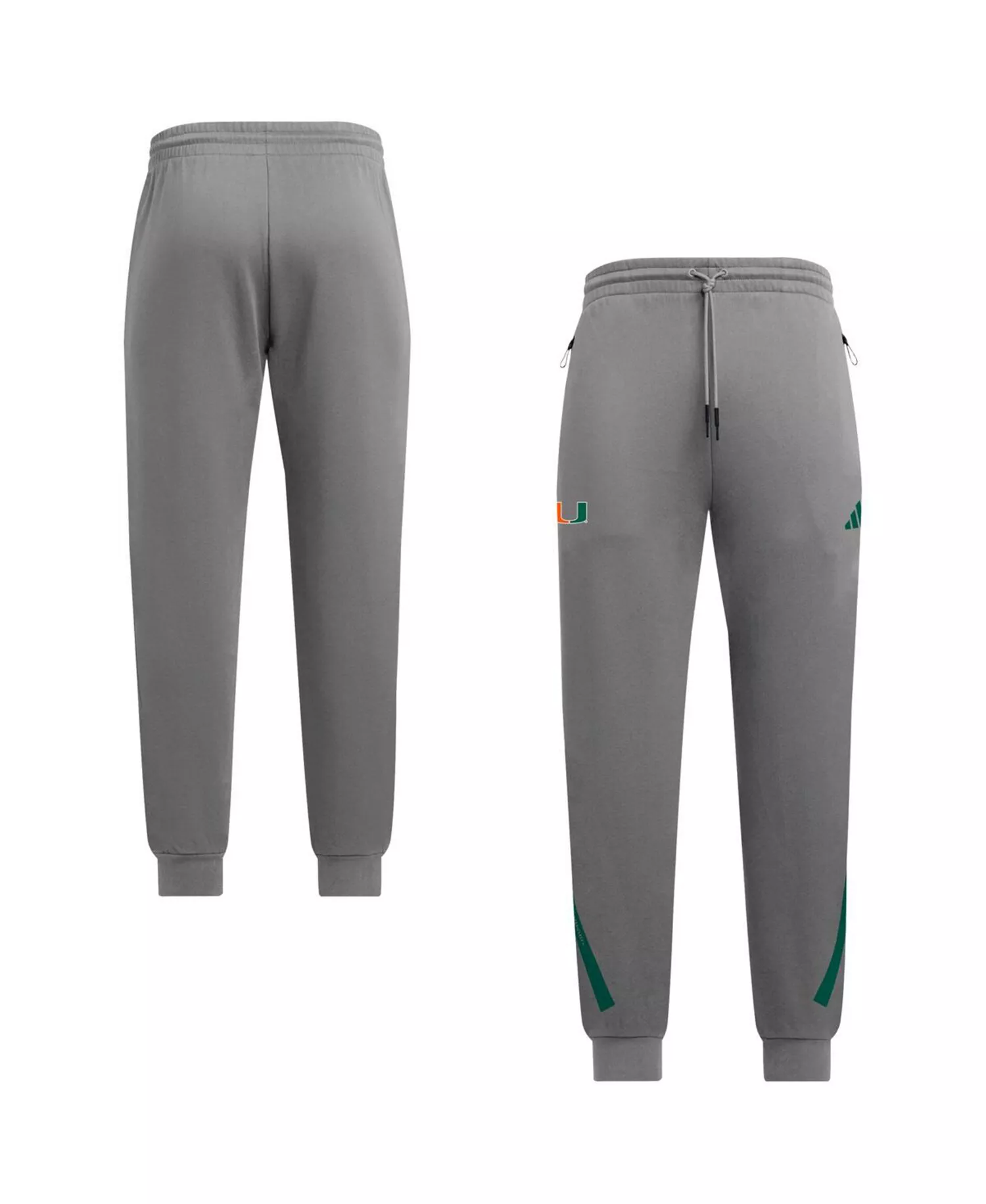 mni-f16d5e49cd9825d9182461d95272a292 Gray Miami Hurricanes Z.N.E. Pants