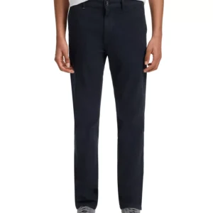 Men's Stretch-Cotton Dobby Slim-Fit Pants