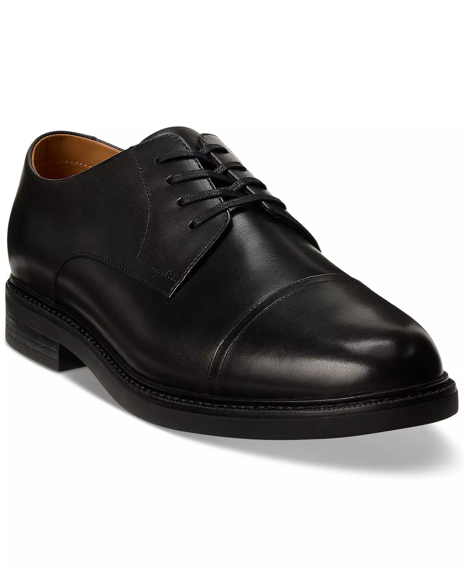 mni-f2539660e259b5c676523eaa9b41bfe9 Men's Asher Leather Cap-Toe Dress Shoe