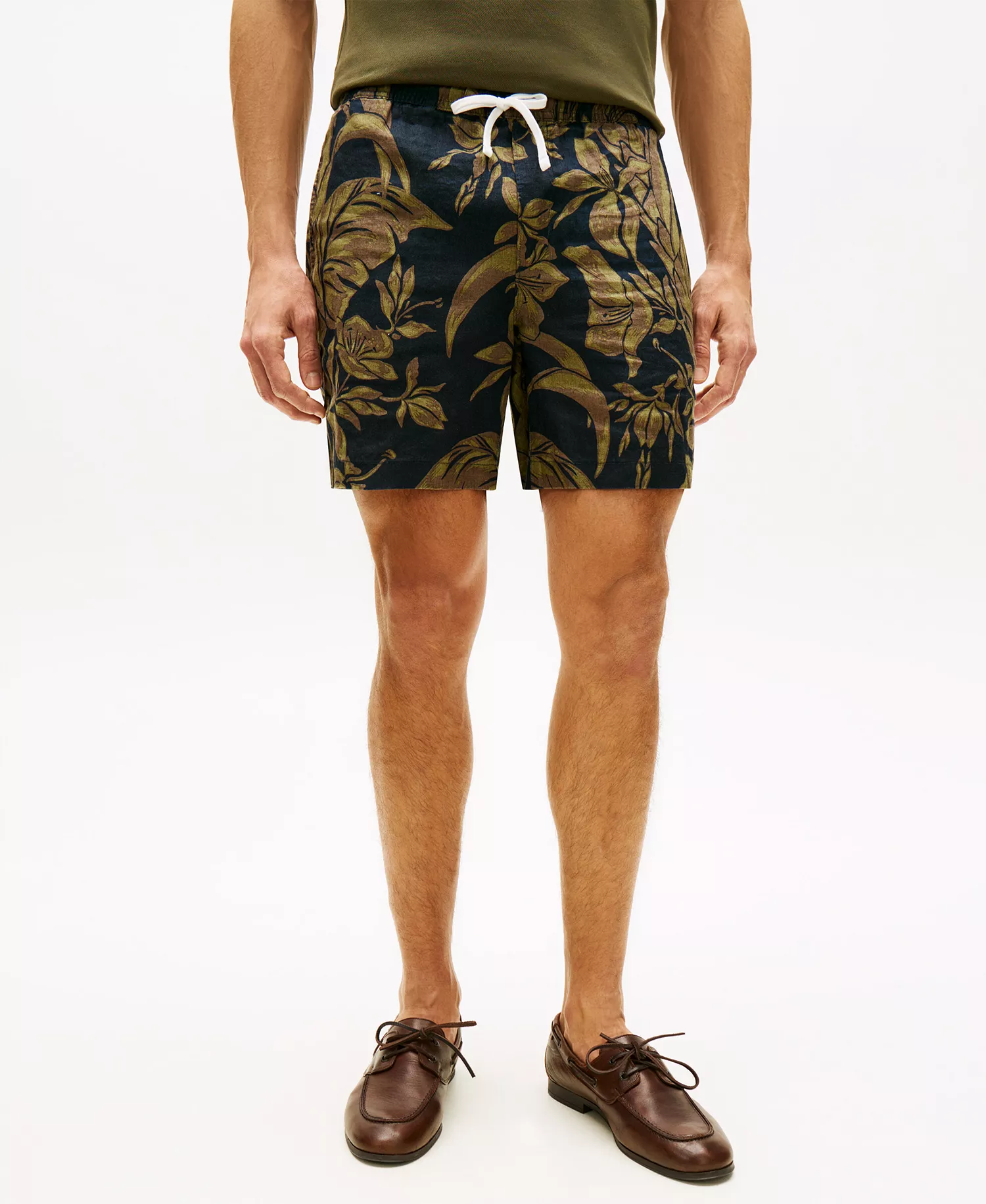 mni-f2928beab47412564945e00b4e0ebbaf Men's Dover 6" Regular-Fit Linen Floral Shorts