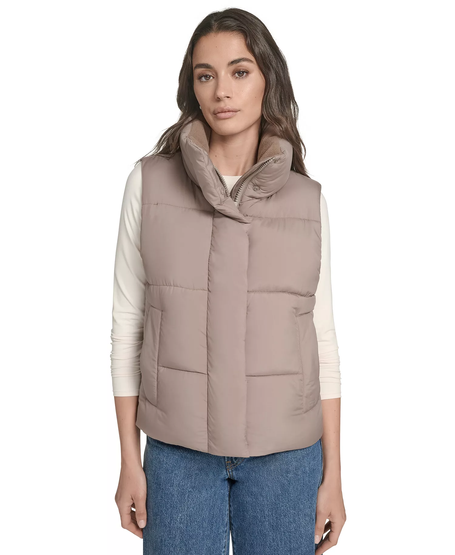 mni-f398ae661980bf8a290363a56d9abb05 Women's Stand Collar Puffer Vest — изображение 5