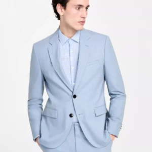 Men's Modern-Fit Wool Blend Suit Jacket