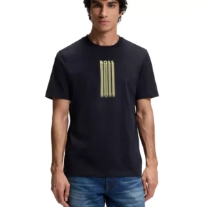 Men's Cotton-Jersey Logo Artwork T-Shirt