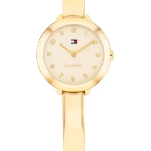 Women's Quartz Gold Tone Stainless Steel Bangle Bracelet Watch, 26mm