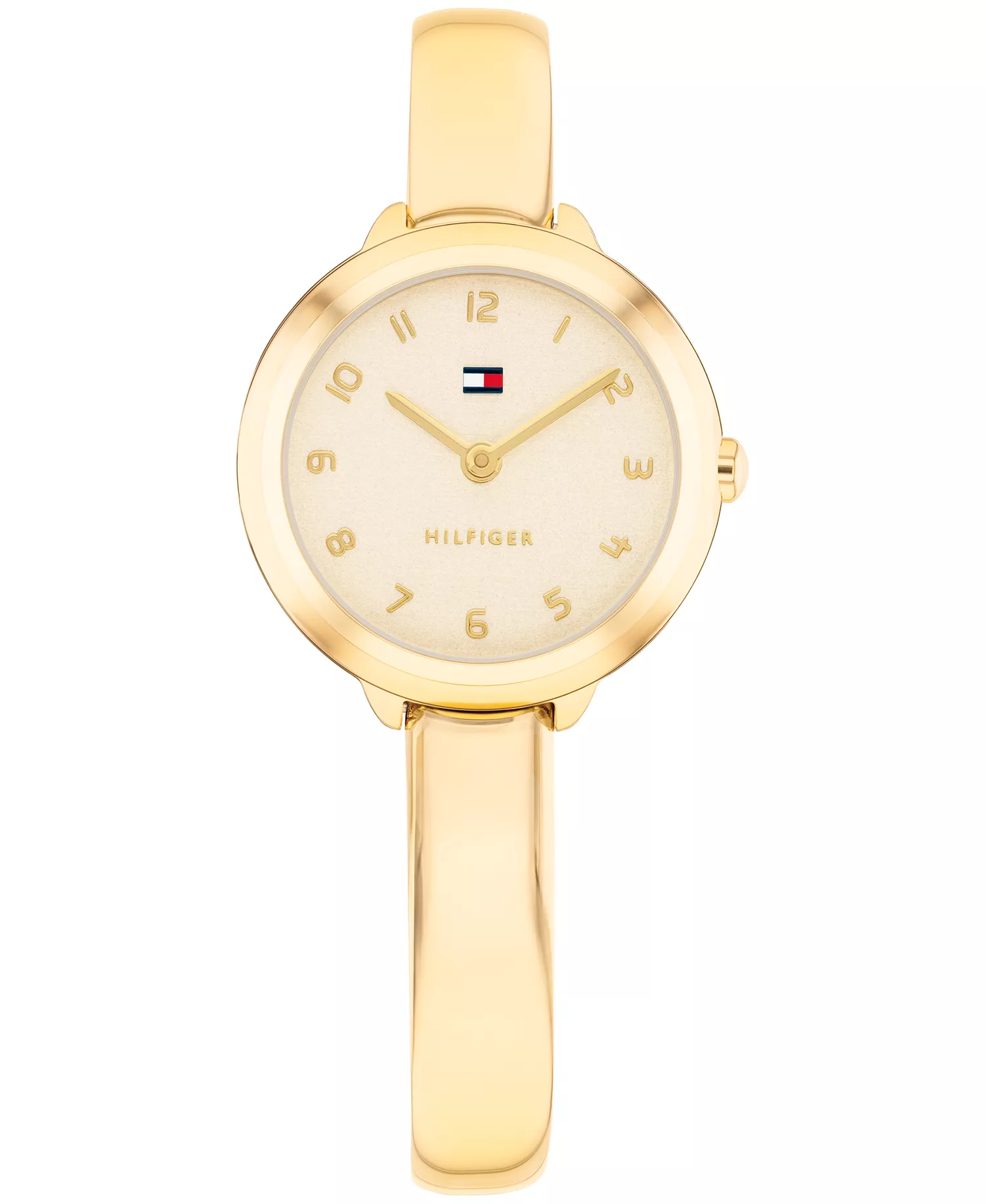 mni-f3cea5ee38245a6d853b69025696774c Women's Quartz Gold Tone Stainless Steel Bangle Bracelet Watch, 26mm