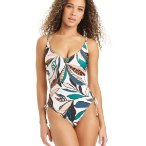 Women's Safari Chic Over-The-Shoulder Mio One-Piece Swimsuit, Macy's Exclusive