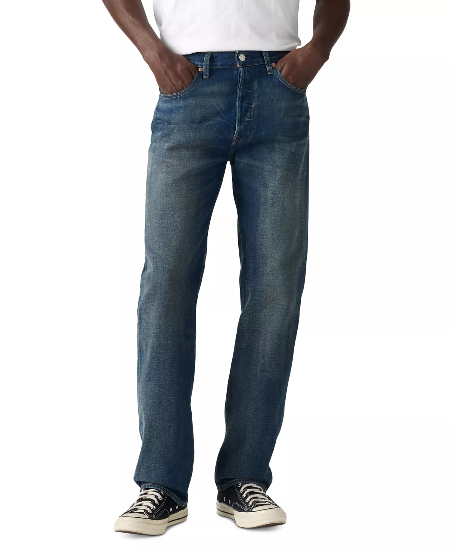 mni-f47bc6a74114d84c0cf60146d244eed3 Men's 501 Straight-Fit Button Fly Stretch Jeans — изображение 6