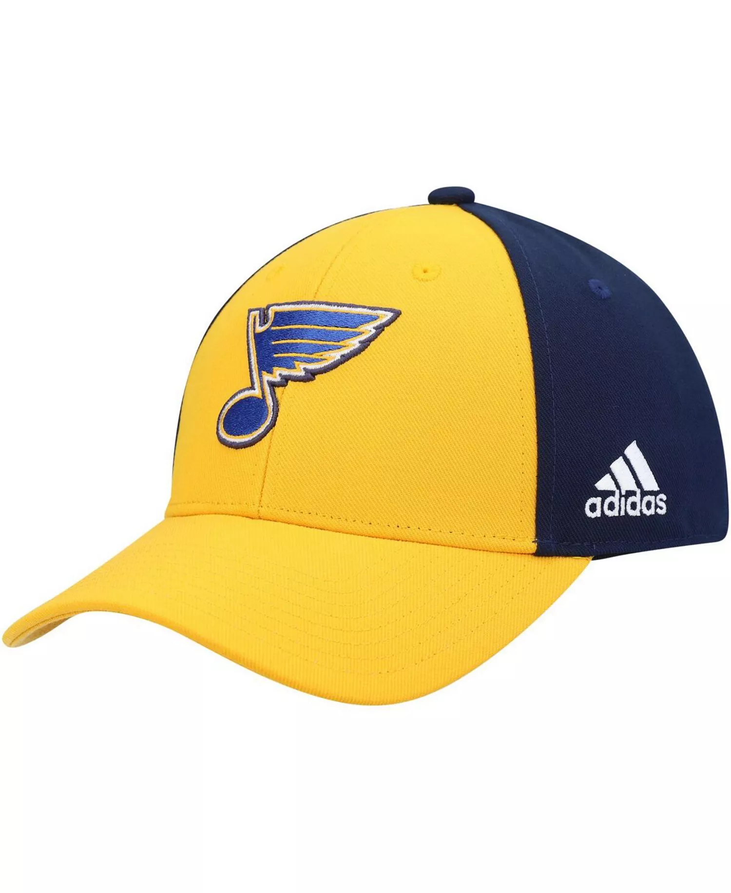 mni-f51ff5cd4abae7f3dcbe663eea5882f9 Men's Gold, Navy St. Louis Blues Team Adjustable Hat