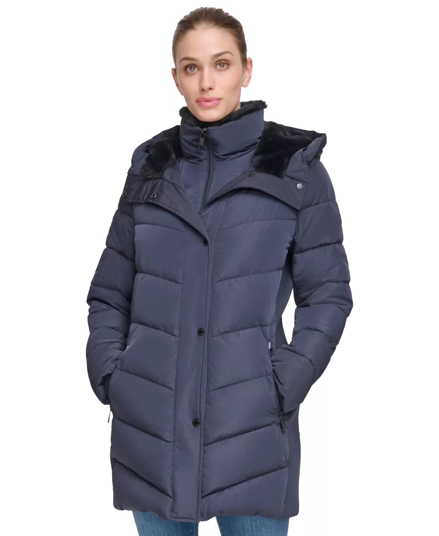 mni-f544bd8dd6e73b4c9ee1f6e4594d1db3 Women's Hooded Puffer Coat — изображение 4