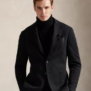 Men's Modern-Fit Double-Knit Jacket