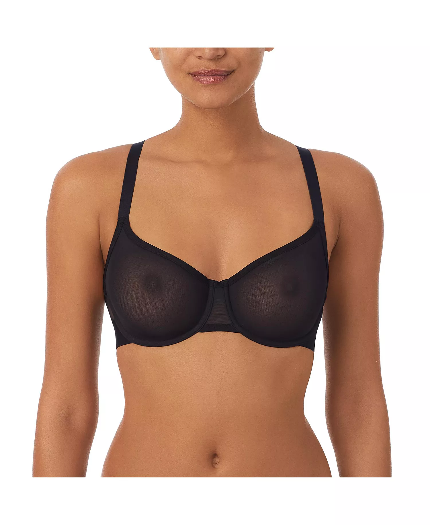 mni-f5c83089bd7f31d03c3058937d993d05 Women's Sheers Unlined Demi Bra, DK4085