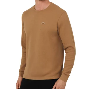 Men's Waffle-Knit Thermal Sleep Shirt