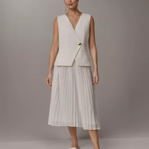 Petite V-Neck Midi Dress