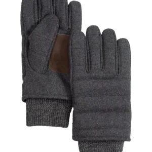 Men's Wool Channel Quilted Gloves