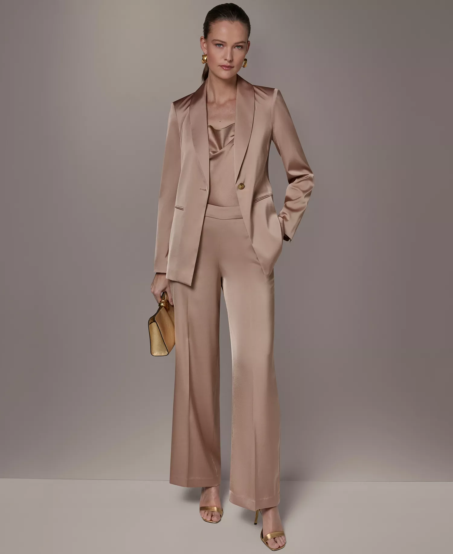 mni-f92ea8e487813109632c00add1df5923 Petite Lapel Neck Jacket