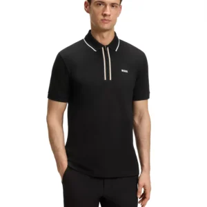 Men's Quick-Dry Stretch Cotton Slim-Fit Polo Shirt