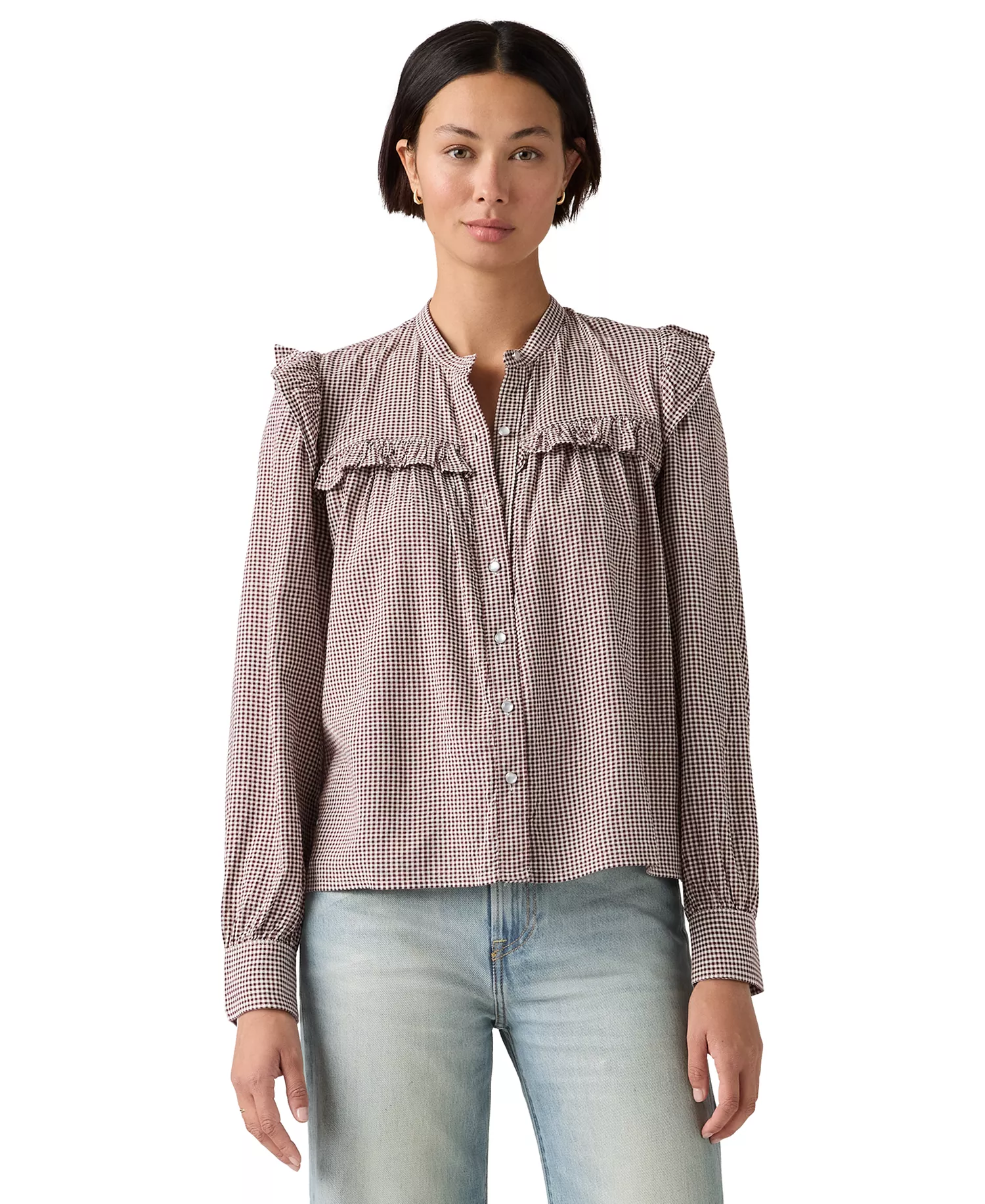 mni-fa0bf575286c36dc7d5655a9bfda0833 Women's Gianna Collared Neck Top — изображение 3