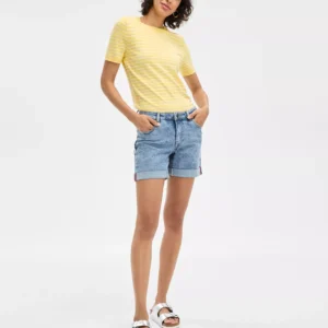 Nautica Women's Cuffed Denim Shorts