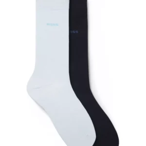 Men's Solid Socks, 2-Pack