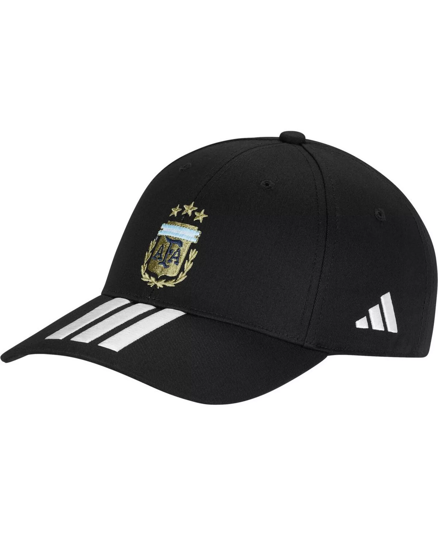 mni-faea50fbbf91e489cbbd0797ee549f1a Men's and Women's Black Argentina National Team FIFA x World Cup Team Baseball Adjustable Hat