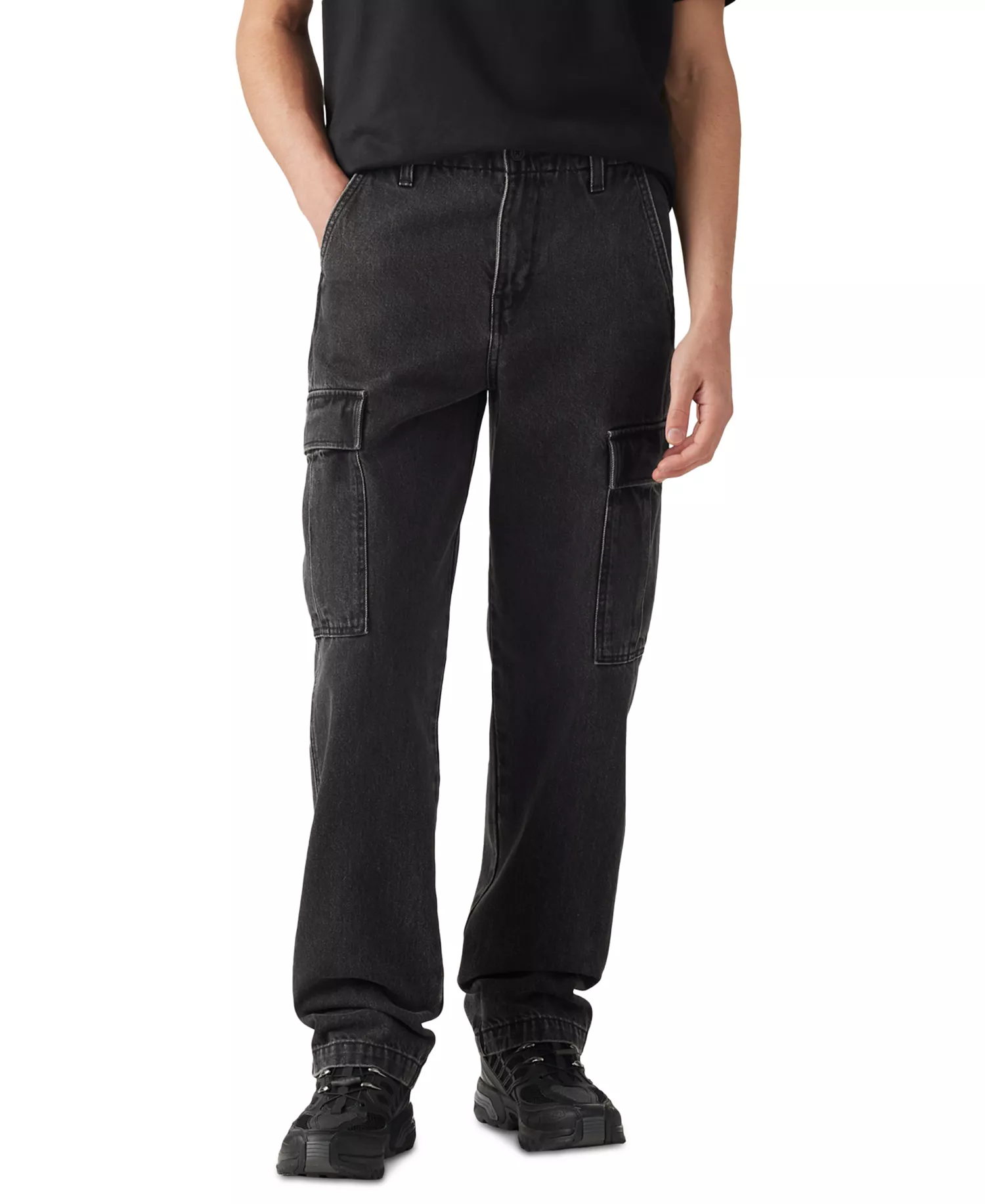 mni-fbefc6a08060f009078efb876ccfe368 Men's XX Relaxed-Fit Straight-Leg Cargo Pants — изображение 5