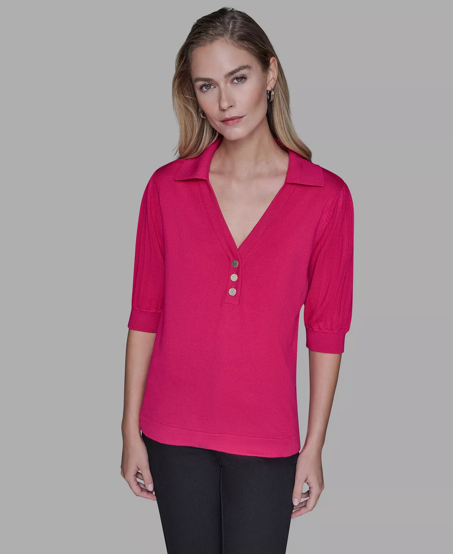 mni-fca2e14703ca556126ae9e8ec68a4c2f Women's V-Neck Top — изображение 5