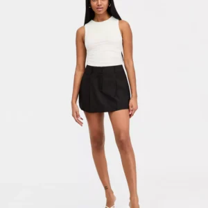 Women's Pleated Suiting Mini Skort, Macy's Exclusive