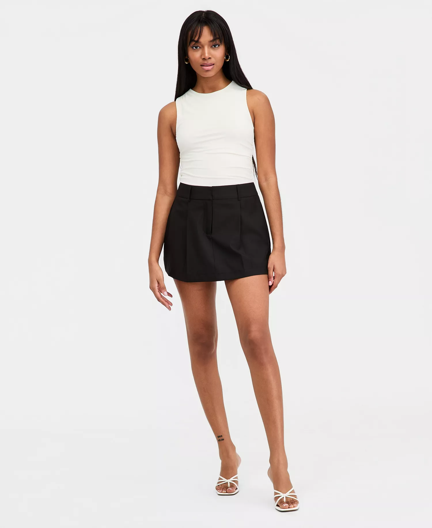 mni-fcb671f740ec1c52081a4b0e32c808fa Women's Pleated Suiting Mini Skort, Macy's Exclusive