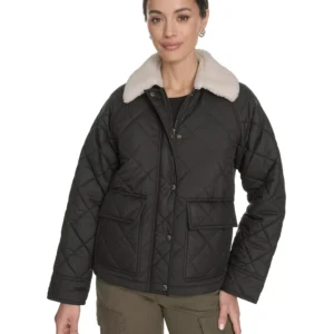 Women's Regular Diamond Quilted Jacket