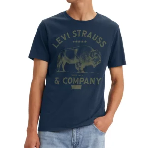 Men's Classic Short-Sleeve Graphic Crewneck T-Shirt