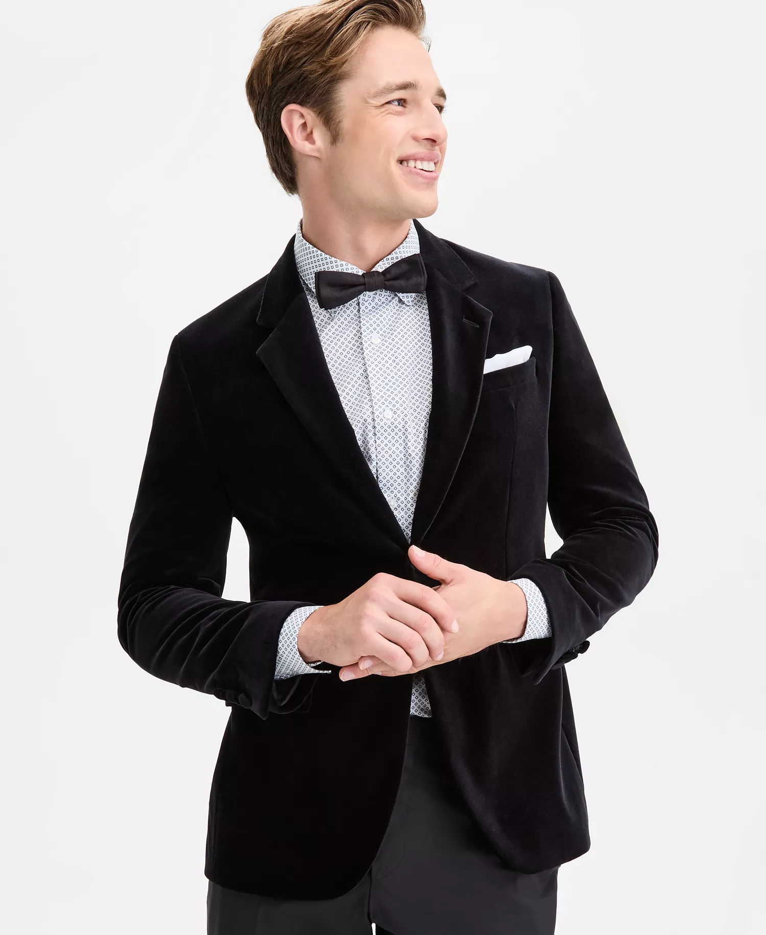 mni-fe09673dc657f5f81ebea457f2b4c39a Men's Slim-Fit Solid Velvet Sport Coat — изображение 5
