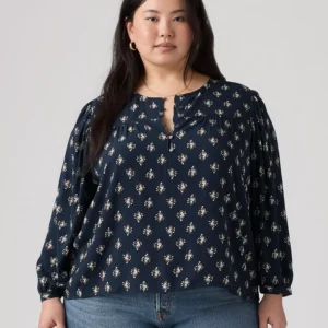 Plus Size Halsey Long-Sleeve Top
