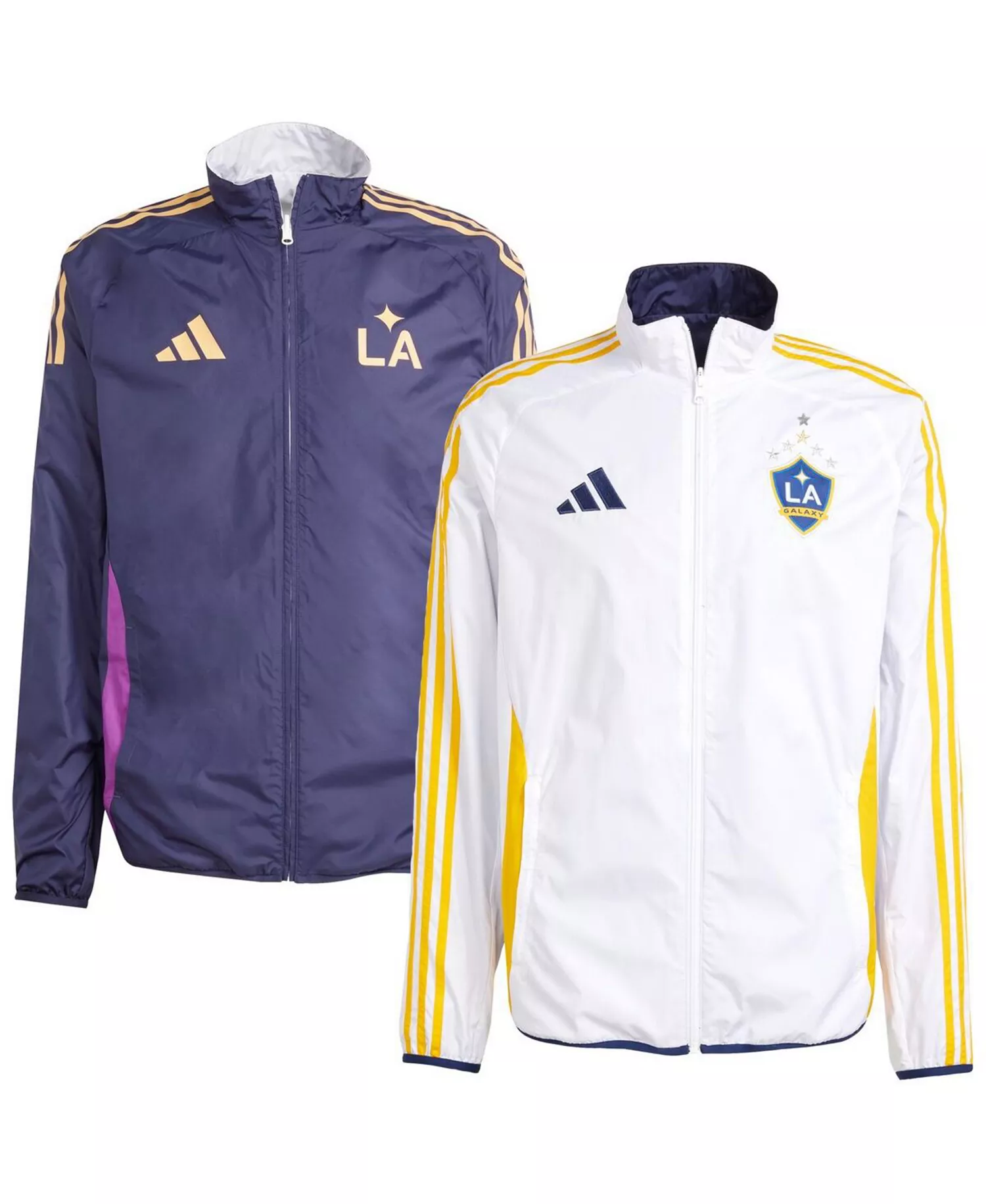 mni-fe9251d762057b0f17986372c736062b Men's White/Navy LA Galaxy 2025 Anthem Reversible Full-Zip Jacket