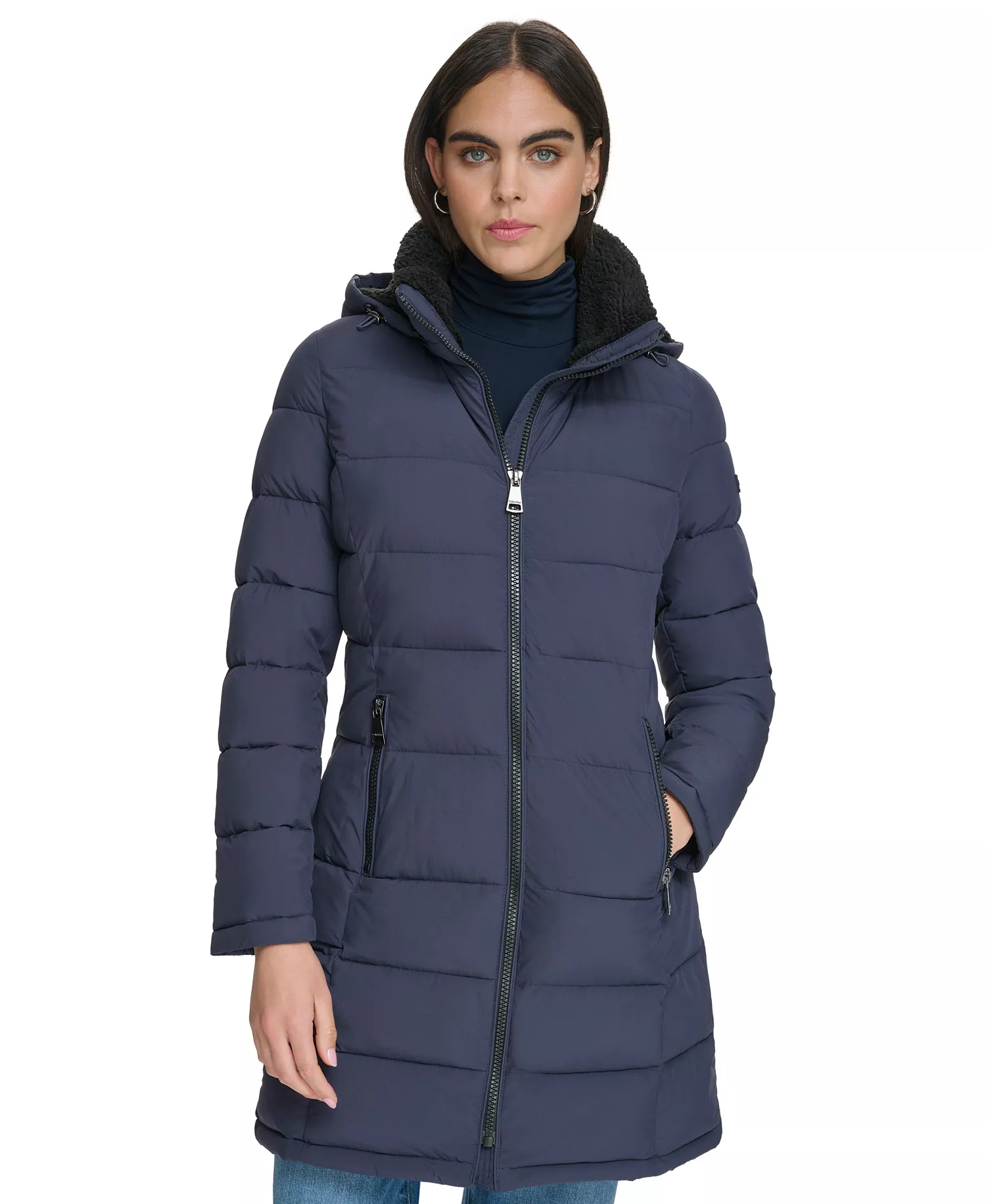 mni-ff1abd1c1850cd4a1ae745b8f6c1b09b Women's Hooded Puffer Coat — изображение 3