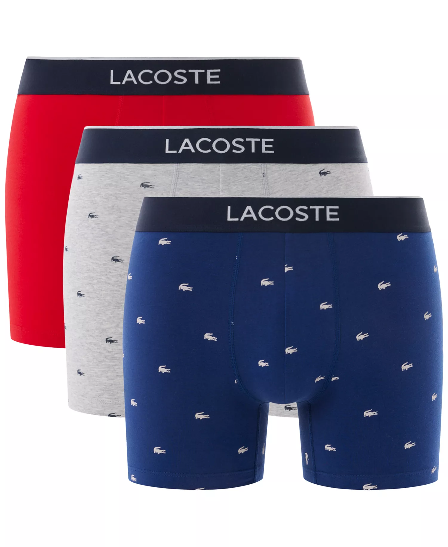 mni-ffc4bd2040447c676948b3b56e6b3a66 Men's Cotton Stretch Mini-Crocodile Boxer Briefs, 3-Pack — изображение 3